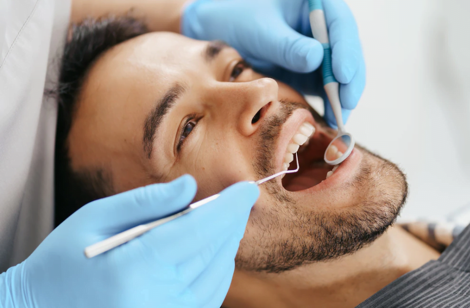 Man At The Dentist